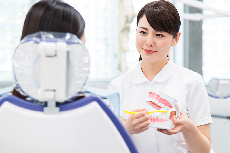 治療後は定期メンテナンスで長期的に維持